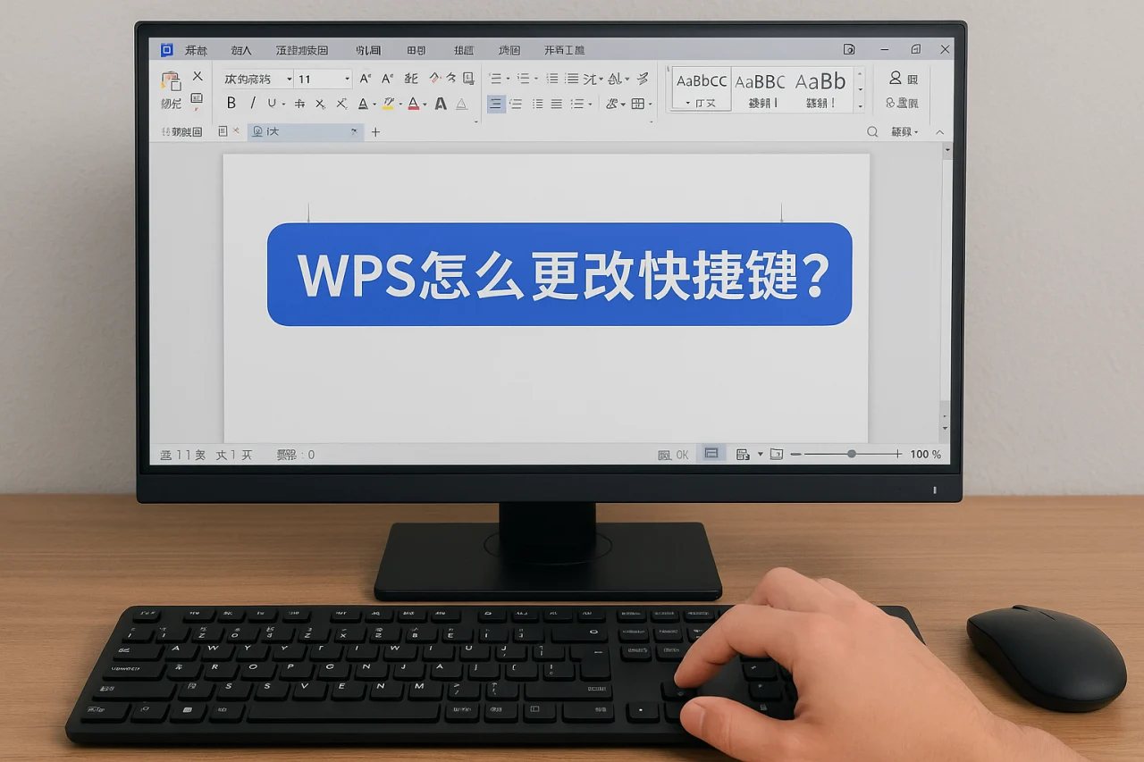 WPS怎么更改快捷键？