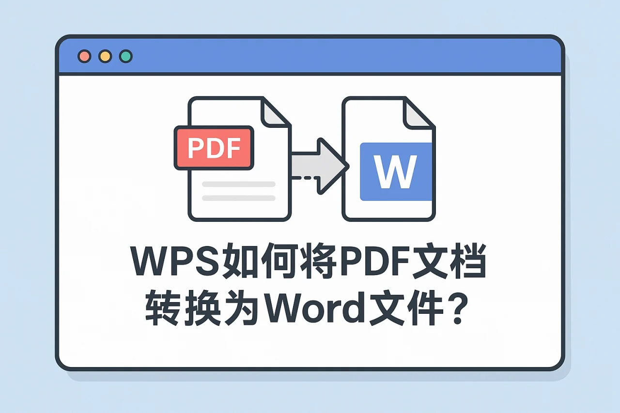 WPS如何将PDF文档转换为Word文件?