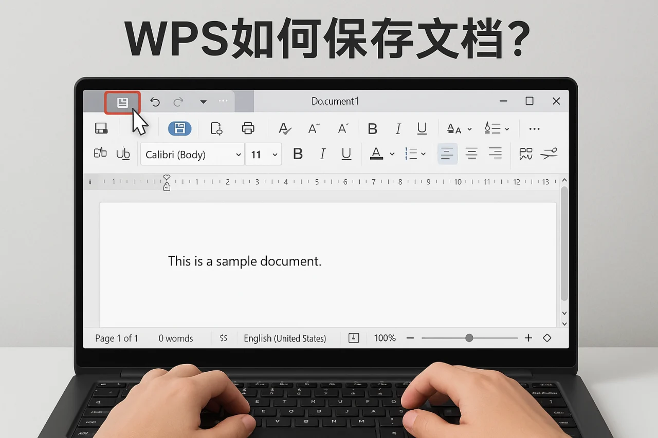 WPS如何保存文档?