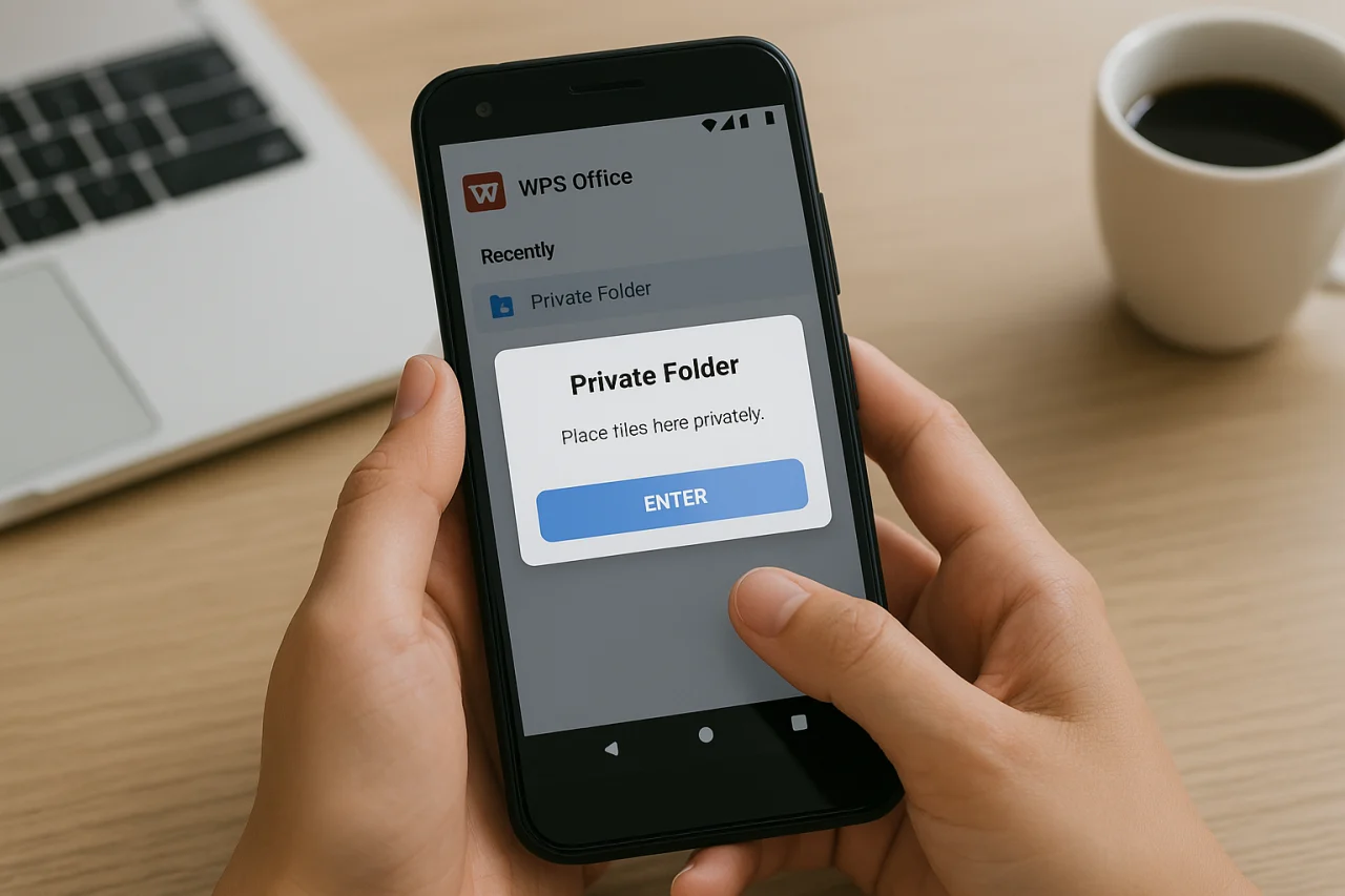 WPS如何使用私密文件夹（安卓端）？
