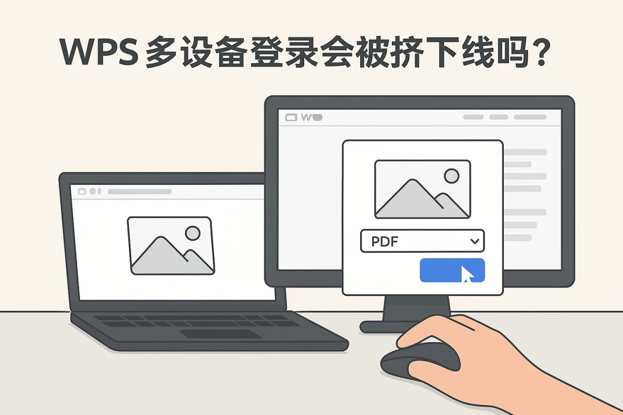 WPS多设备登录会被挤下线吗？（正文插图·修复 1）