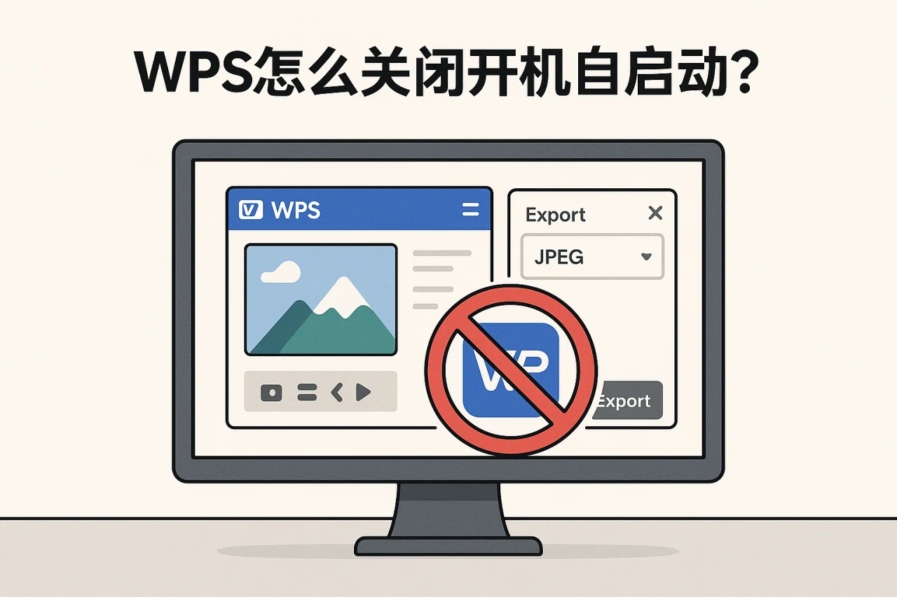 WPS怎么关闭开机自启动？（正文插图·修复 1）