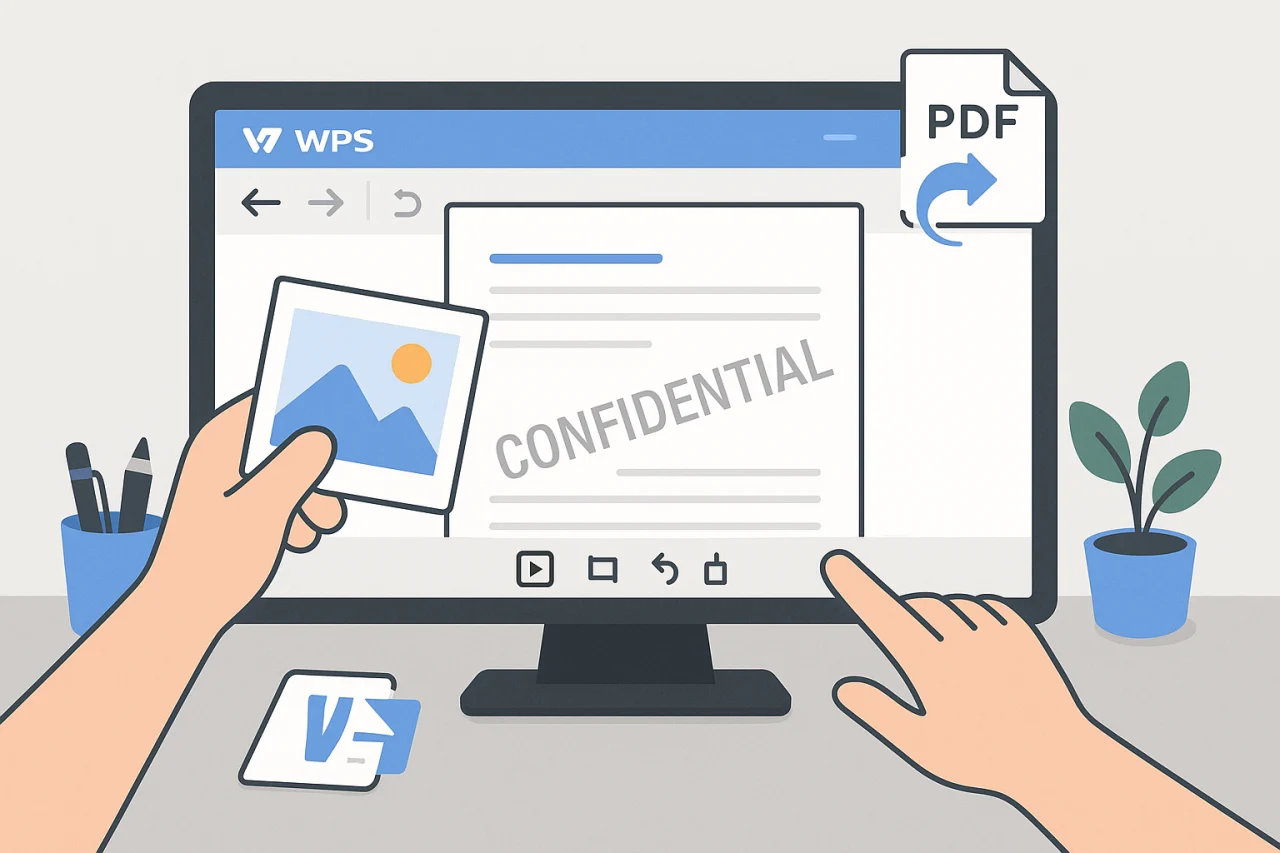 WPS如何在文档中添加水印、删除水印?(插图 2/2)