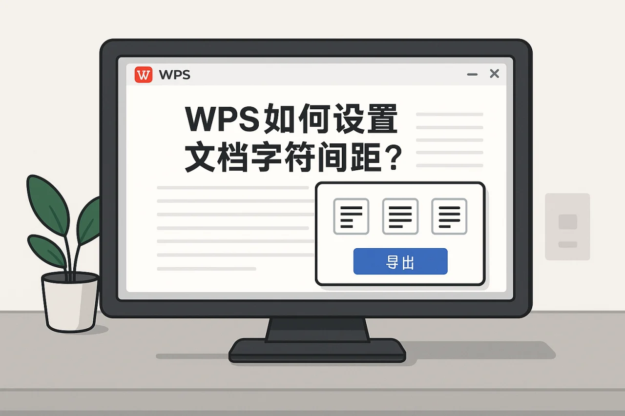 WPS如何设置文档字符间距?(插图 1/3)