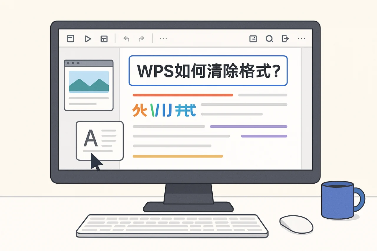 WPS如何清除格式？（插图 1/3）