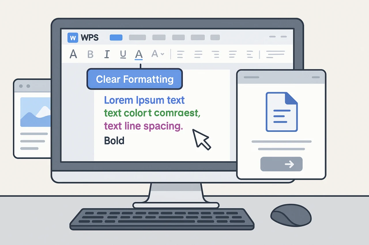 WPS如何清除格式？（插图 3/3）