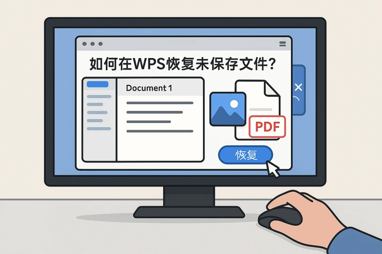 如何在WPS恢复未保存文件?(插图 2/3)