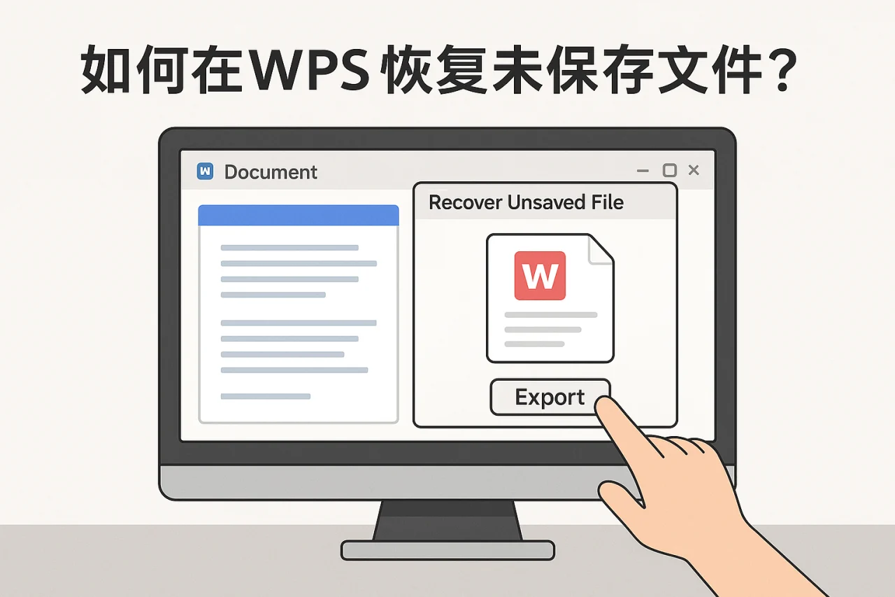 如何在WPS恢复未保存文件?(插图 3/3)