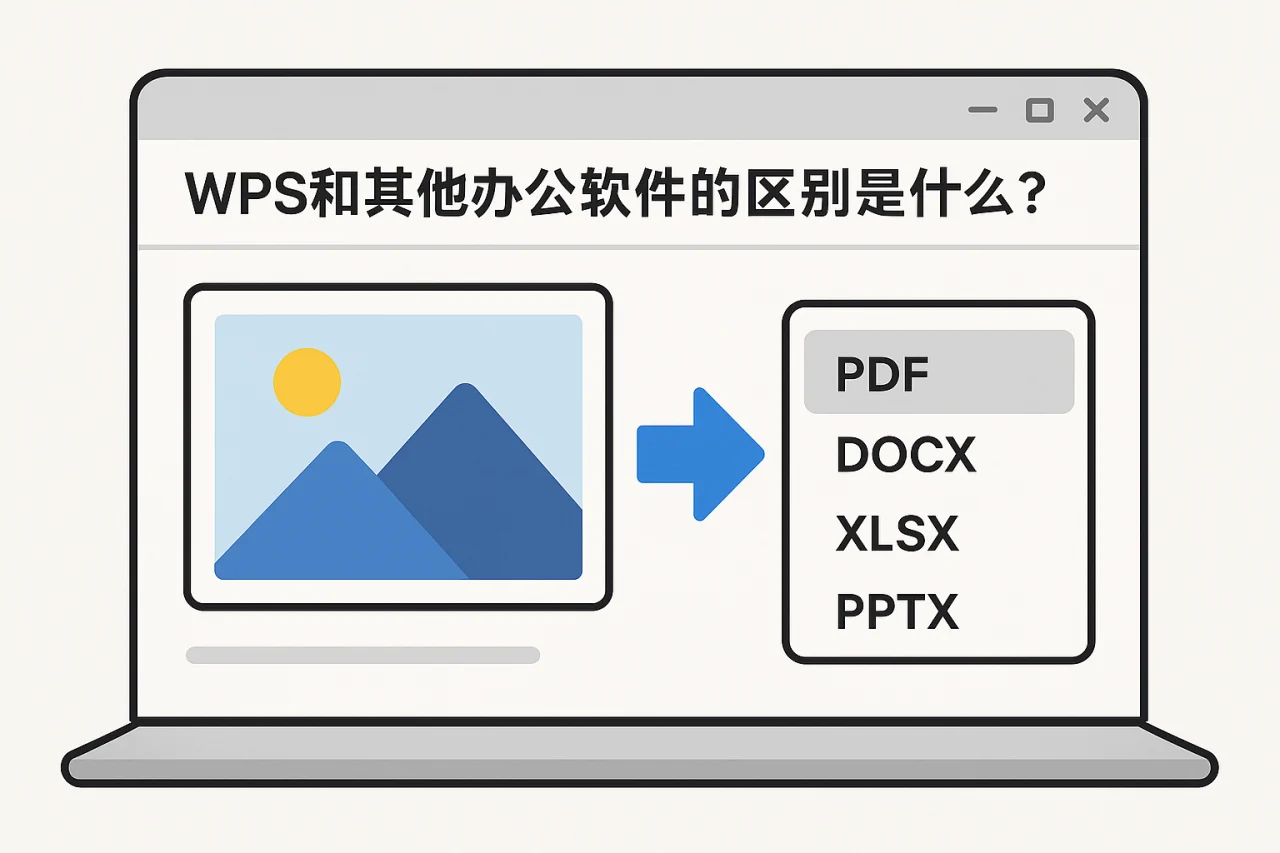 wps和其他办公软件的区别是什么?