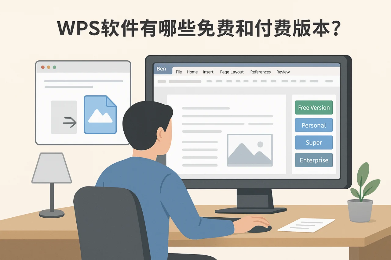 wps软件有哪些免费和付费版本？