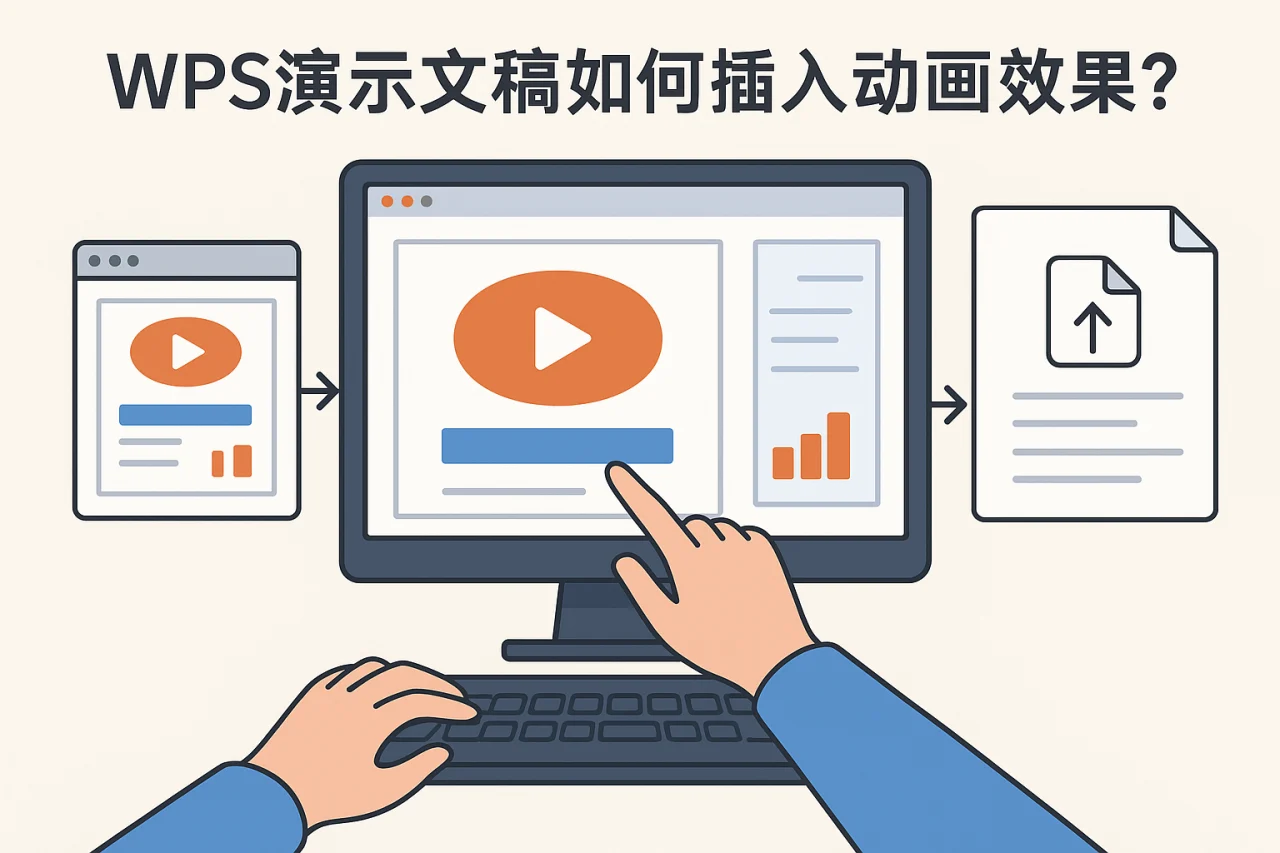 wps演示文稿如何插入动画效果？