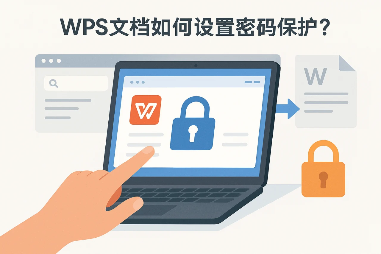 wps文档如何设置密码保护？