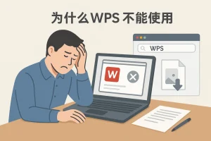 为什么wps不能使用