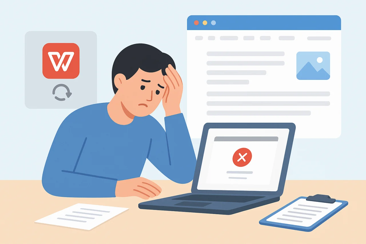 为什么wps打不开