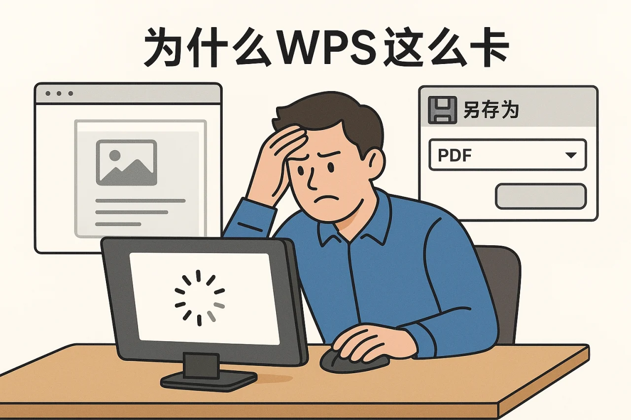 为什么wps这么卡