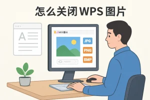 怎么关闭wps图片
