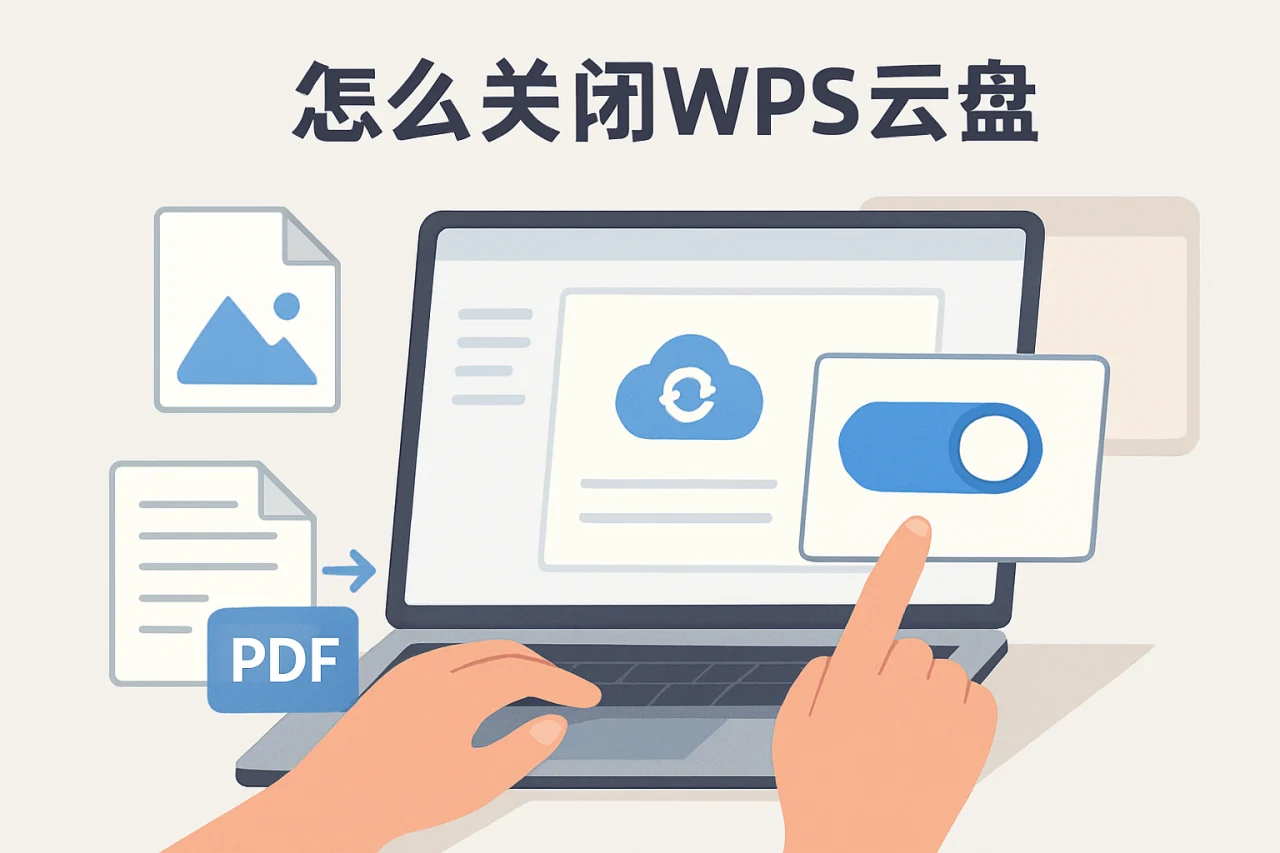 怎么关闭wps云盘