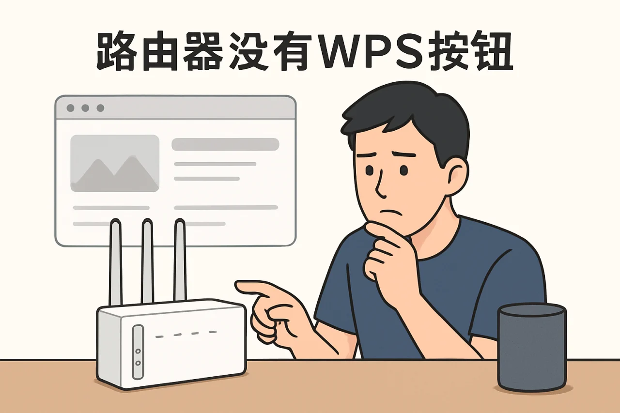 路由器没有wps按钮