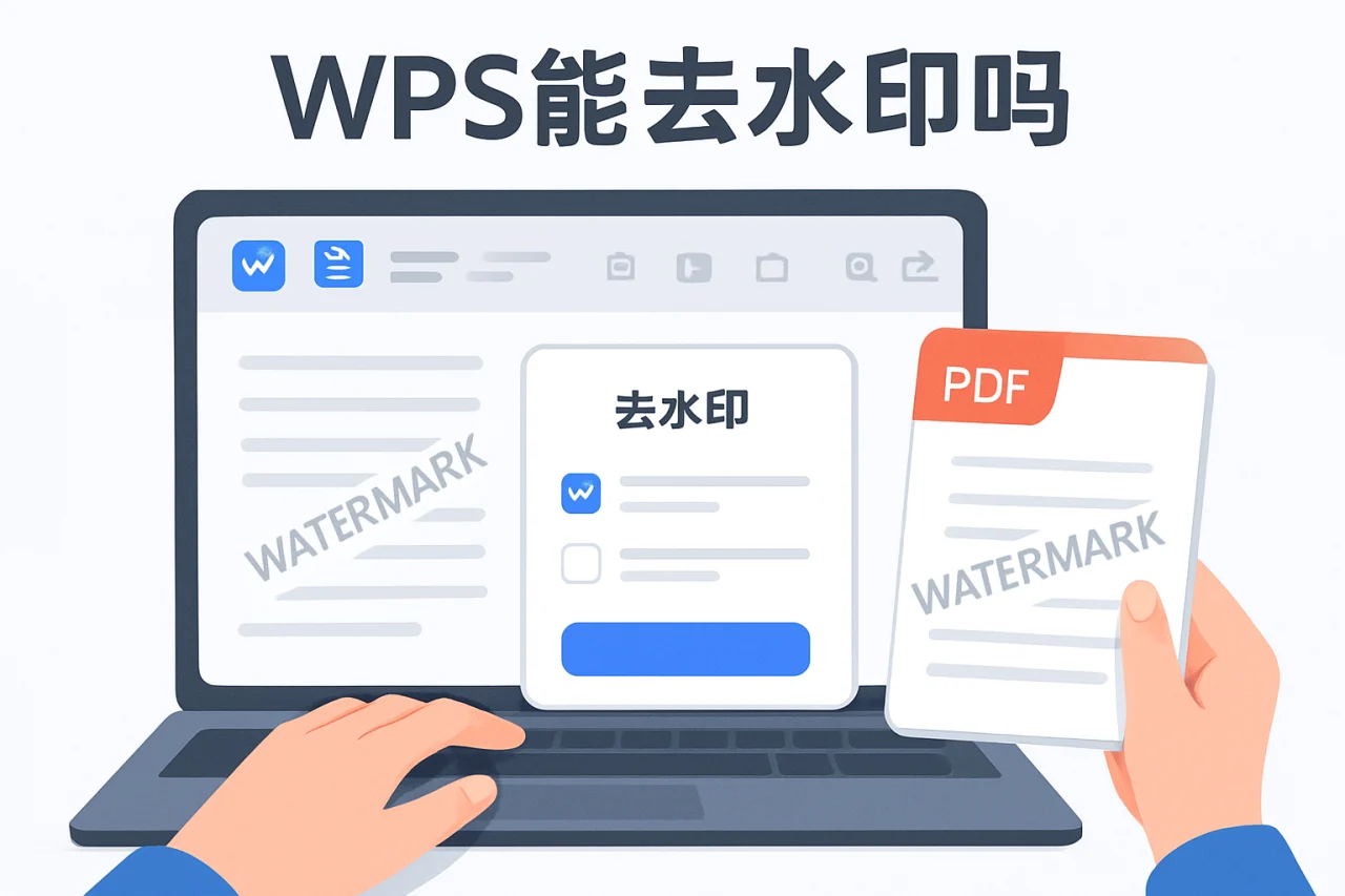wps能去水印吗