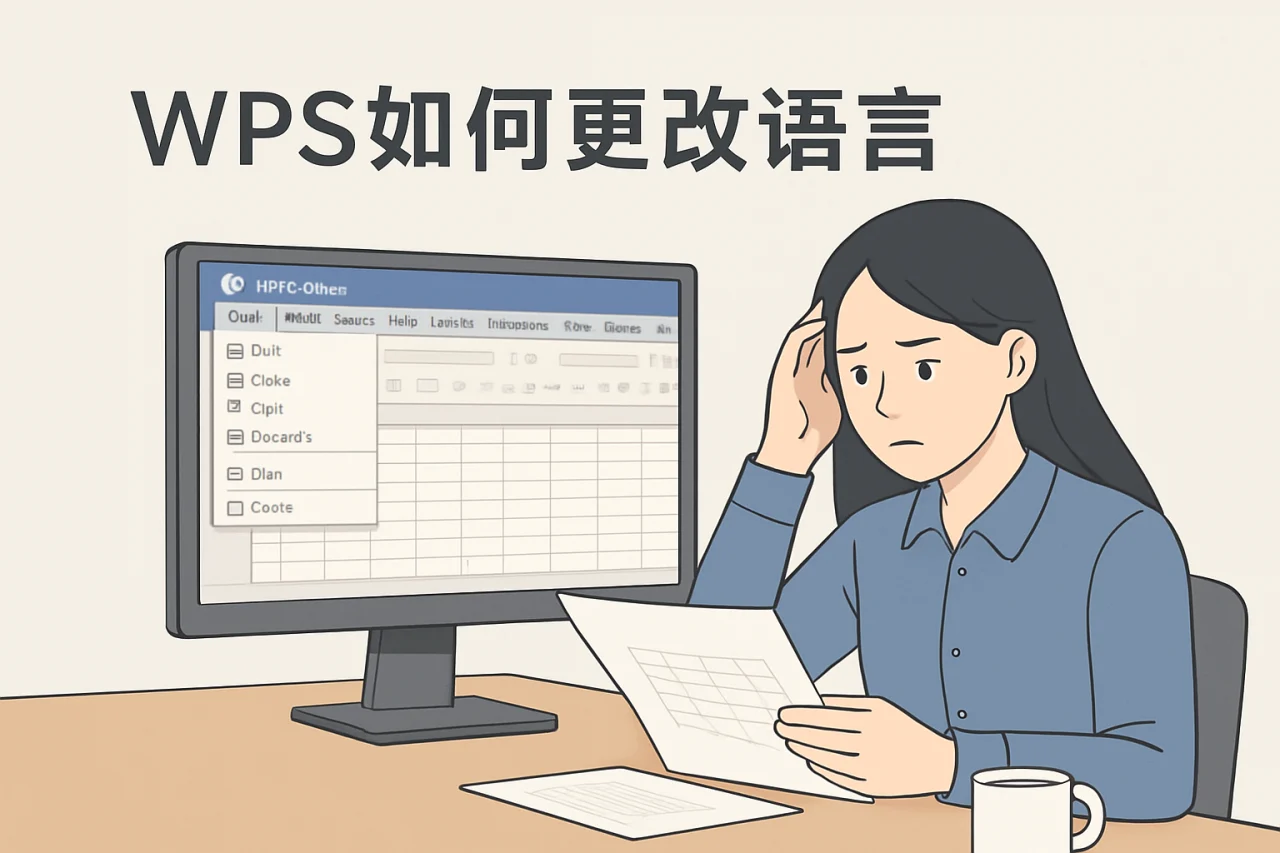 wps如何更改语言