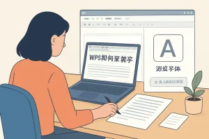 wps如何安装字体