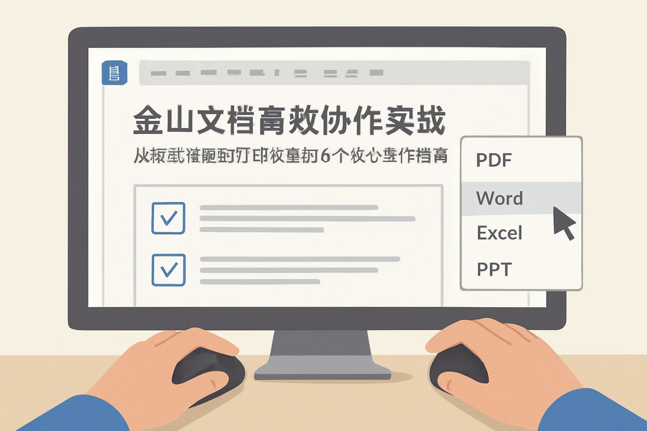 金山文档高效协作实战：从格式清理到打印设置的6个核心操作指南