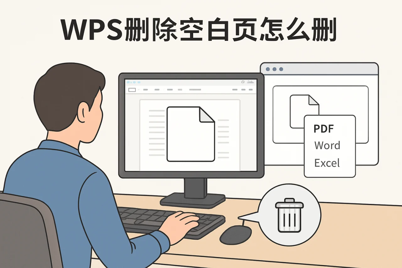 wps删除空白页怎么删