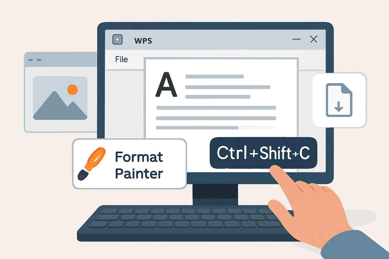 wps 格式刷快捷键