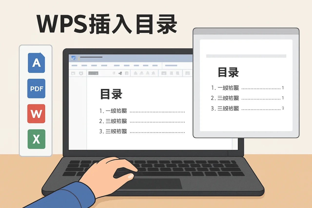 wps插入目录