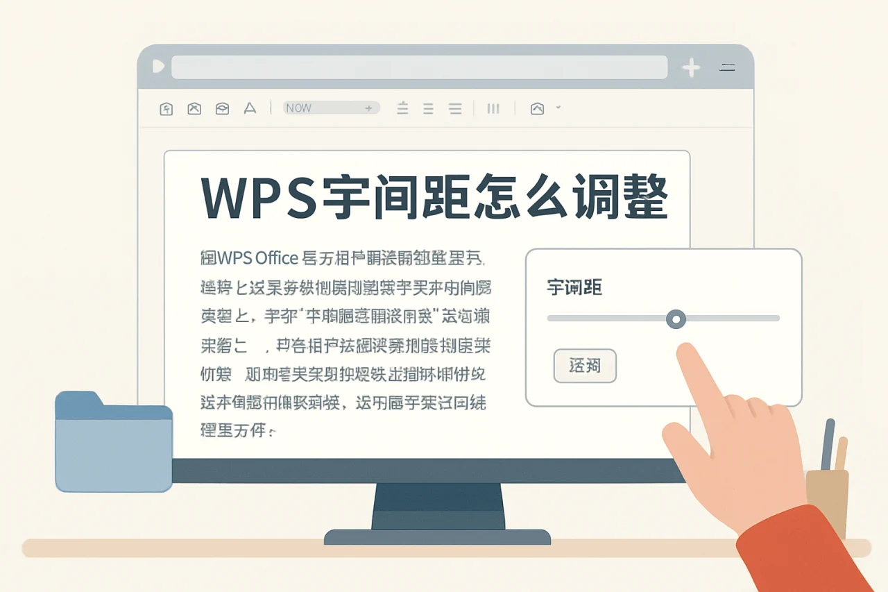 WPS字间距怎么调整
