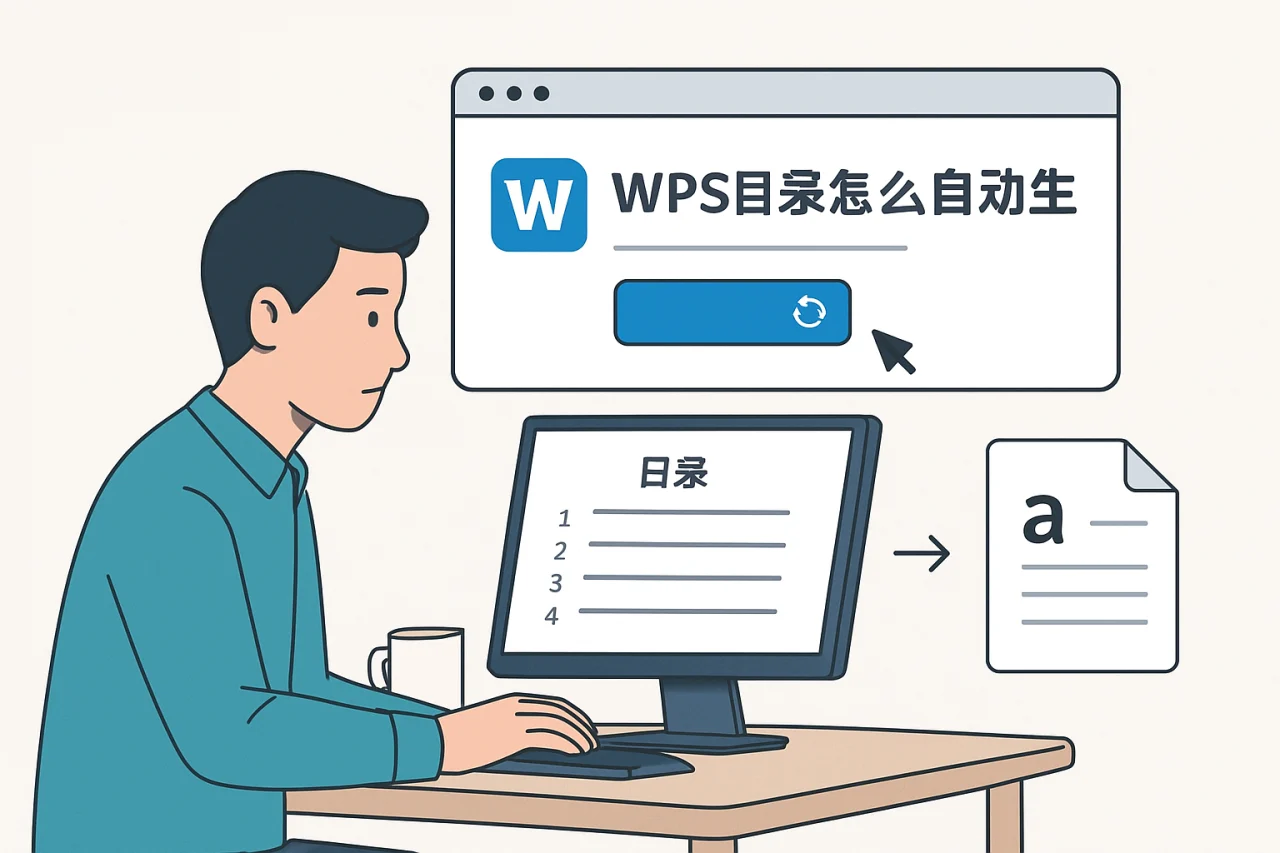 wps目录怎么自动生成
