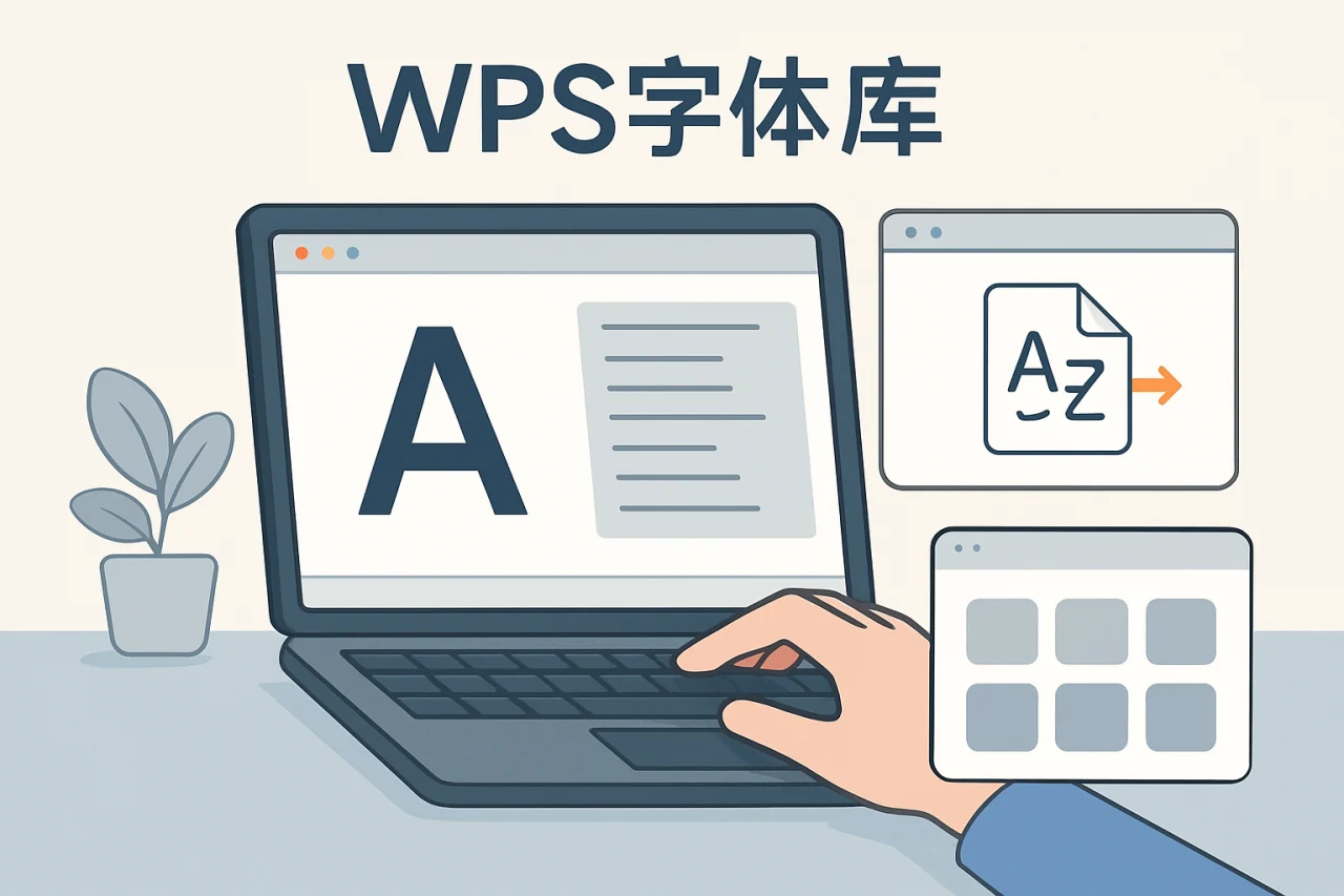 wps字体库