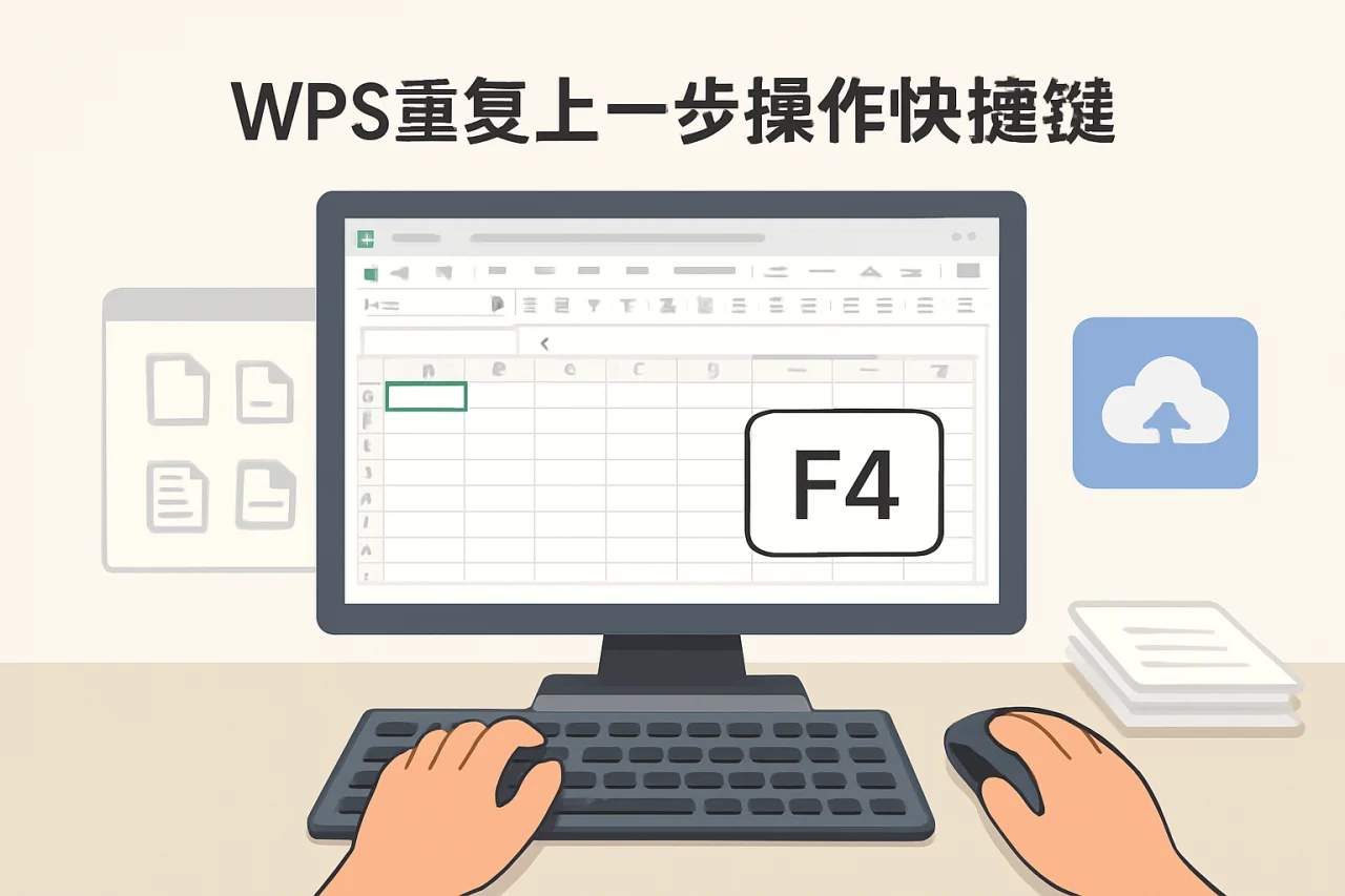 wps重复上一步操作快捷键