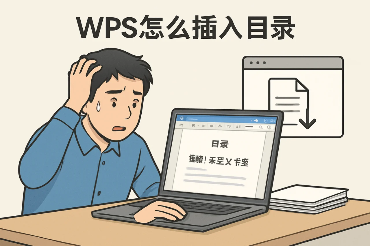 wps怎么插入目录