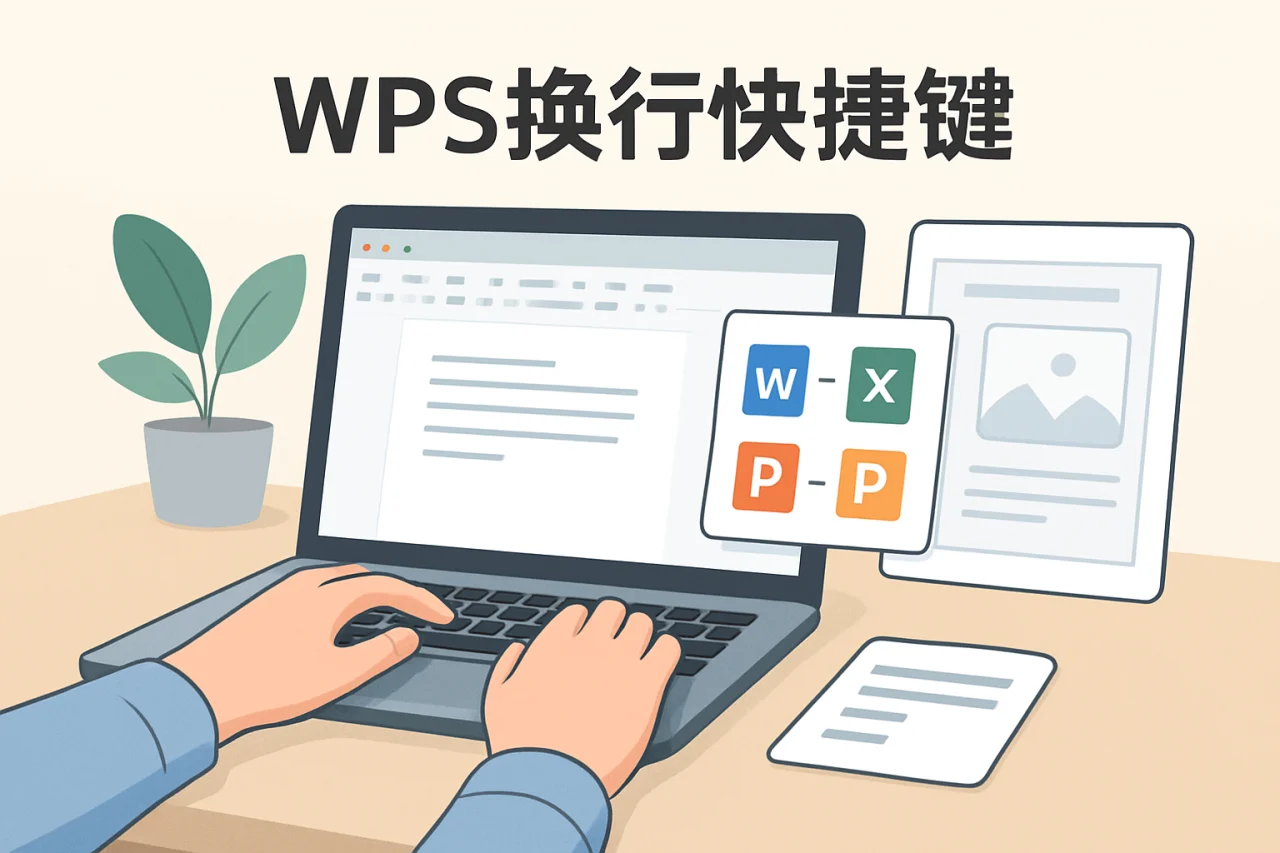 wps换行快捷键