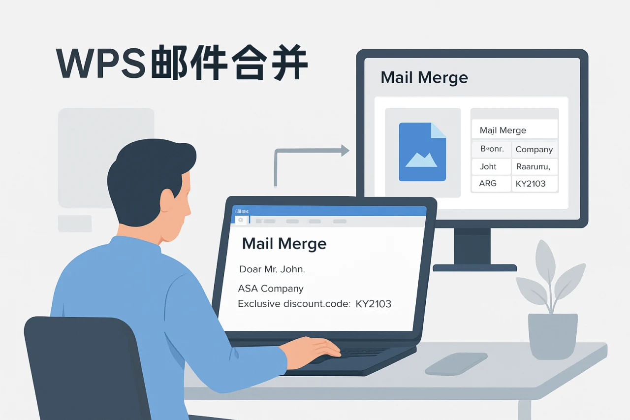 wps邮件合并
