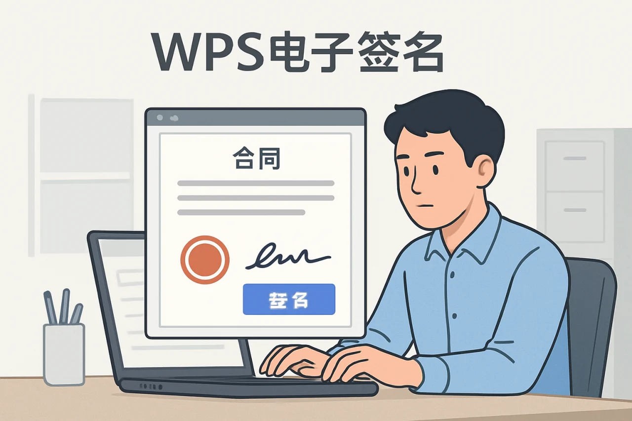 wps电子签名