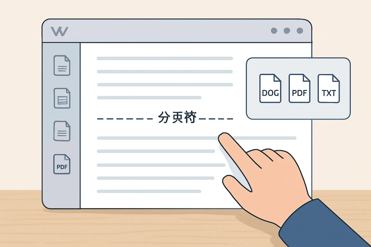 wps显示分页符