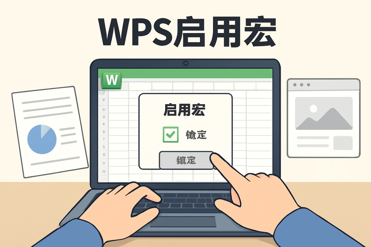 wps启用宏