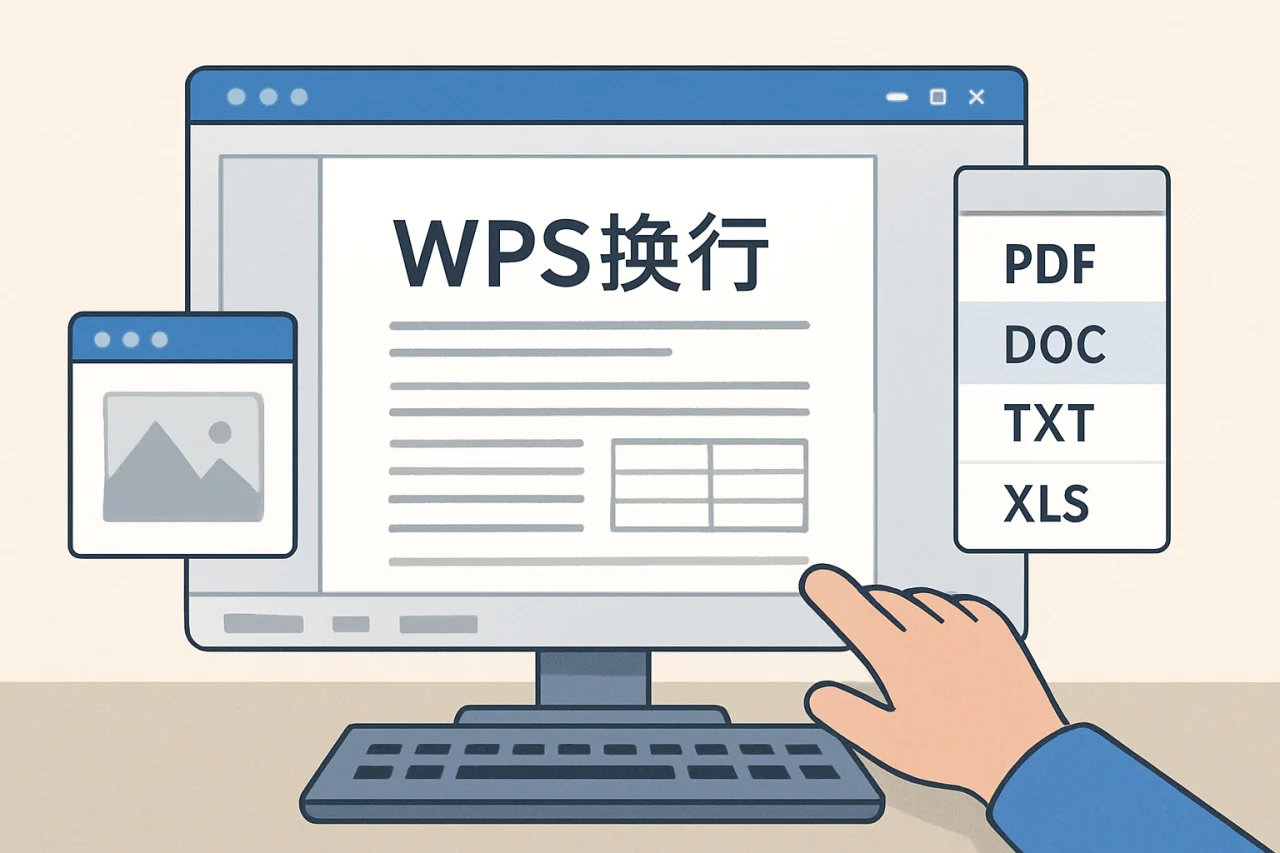 wps换行