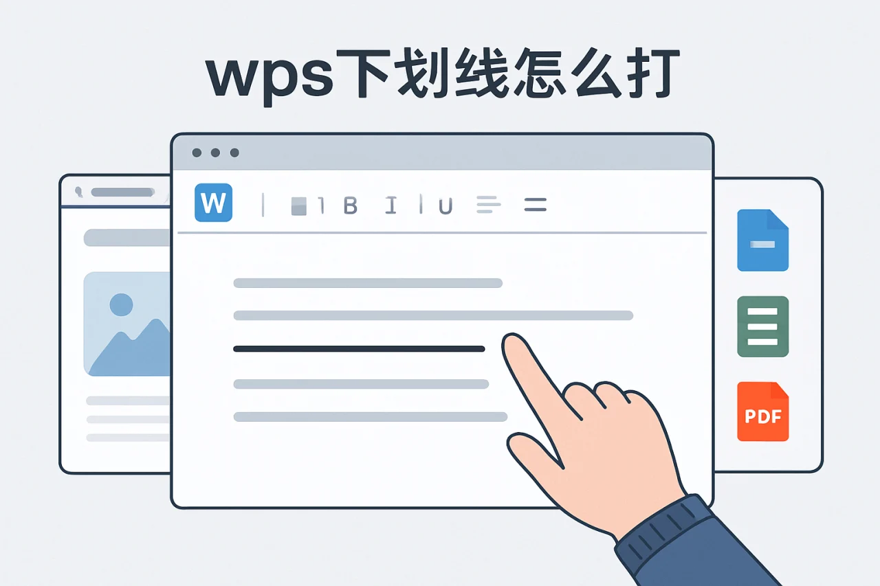 wps下划线怎么打
