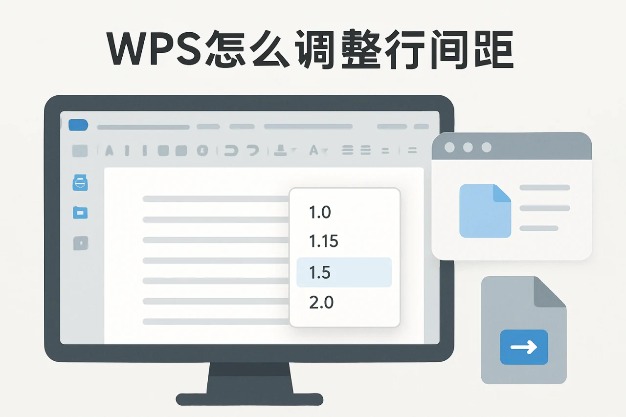 wps怎么调整行间距