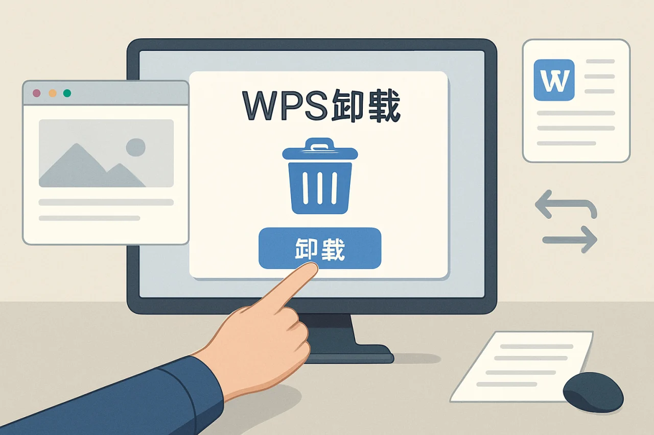 wps卸载