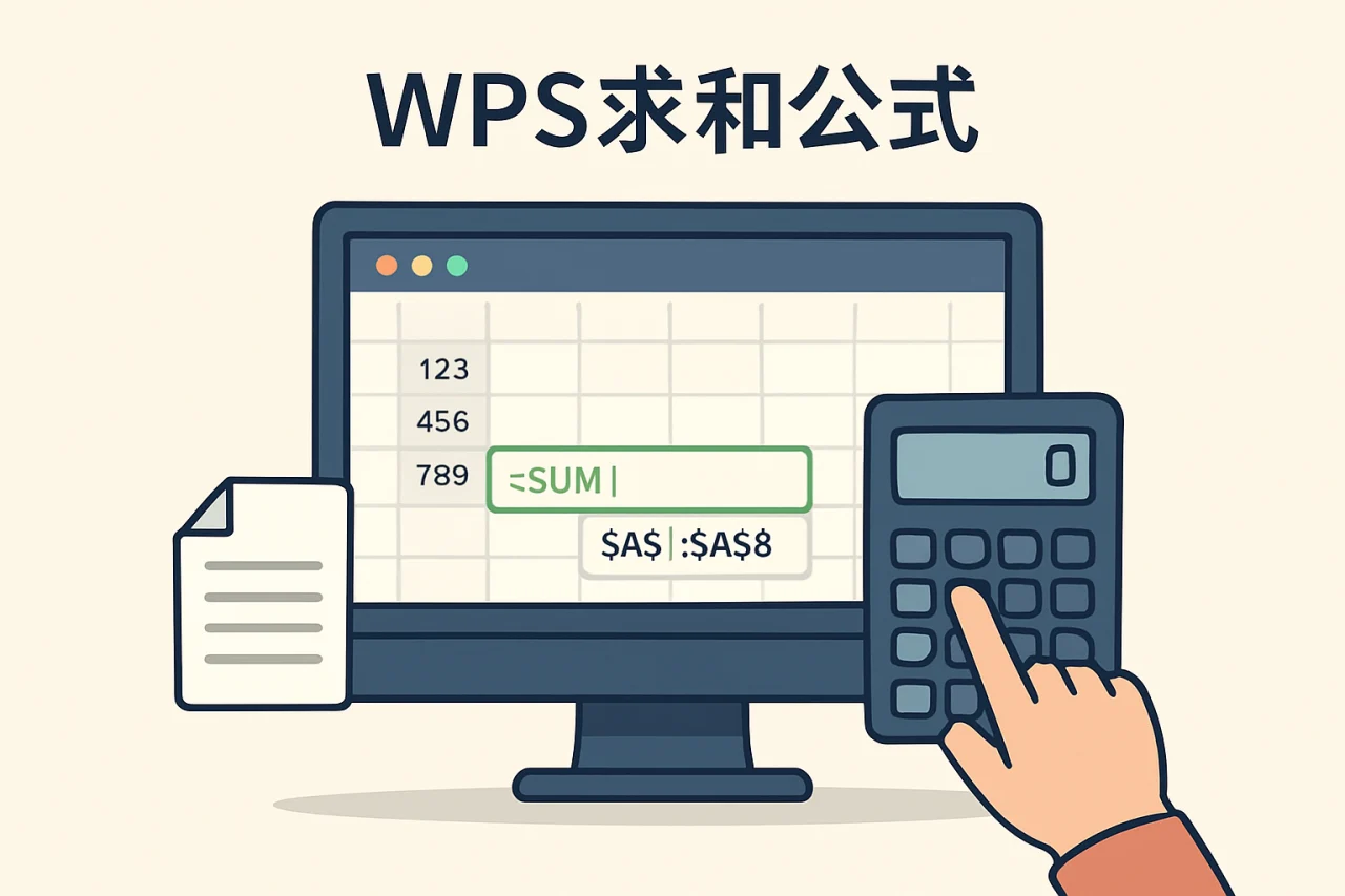 wps求和公式