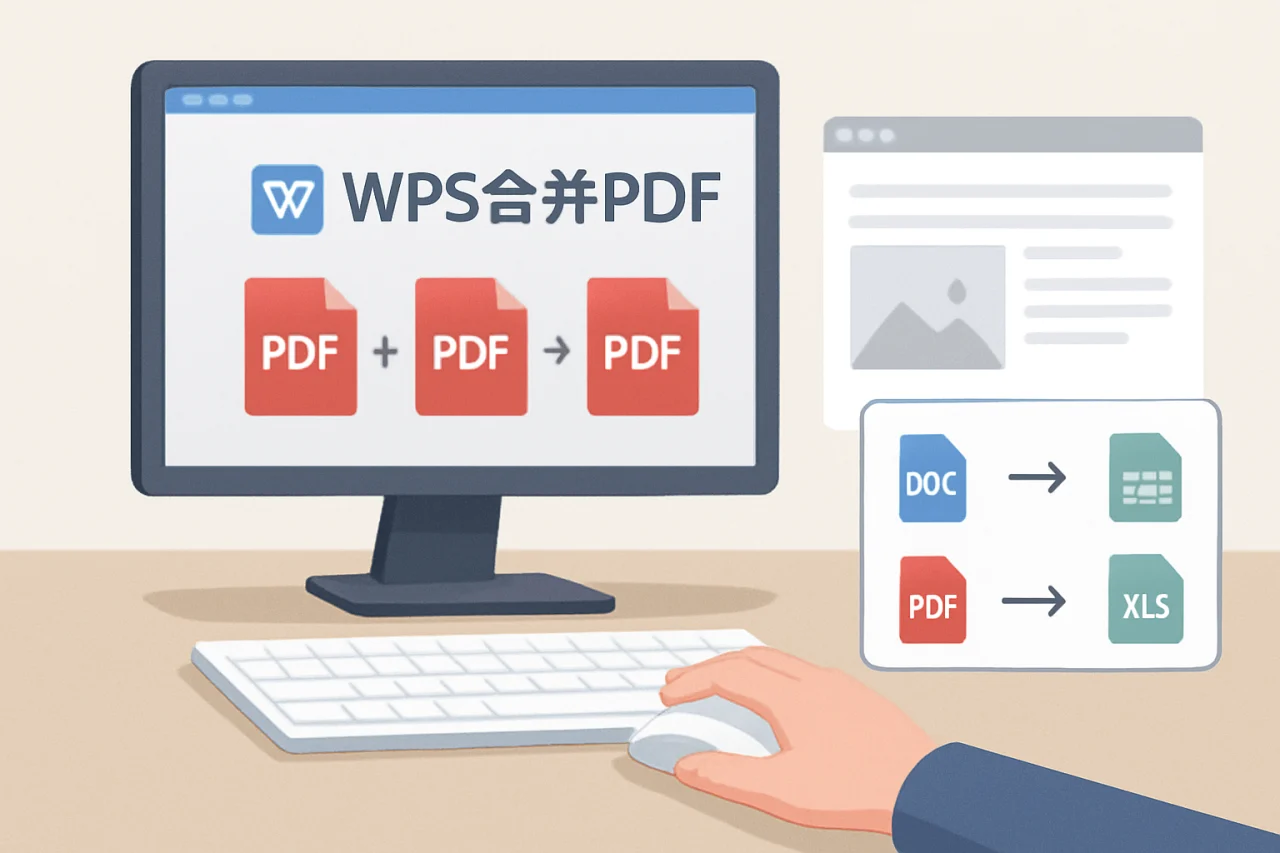 wps合并pdf