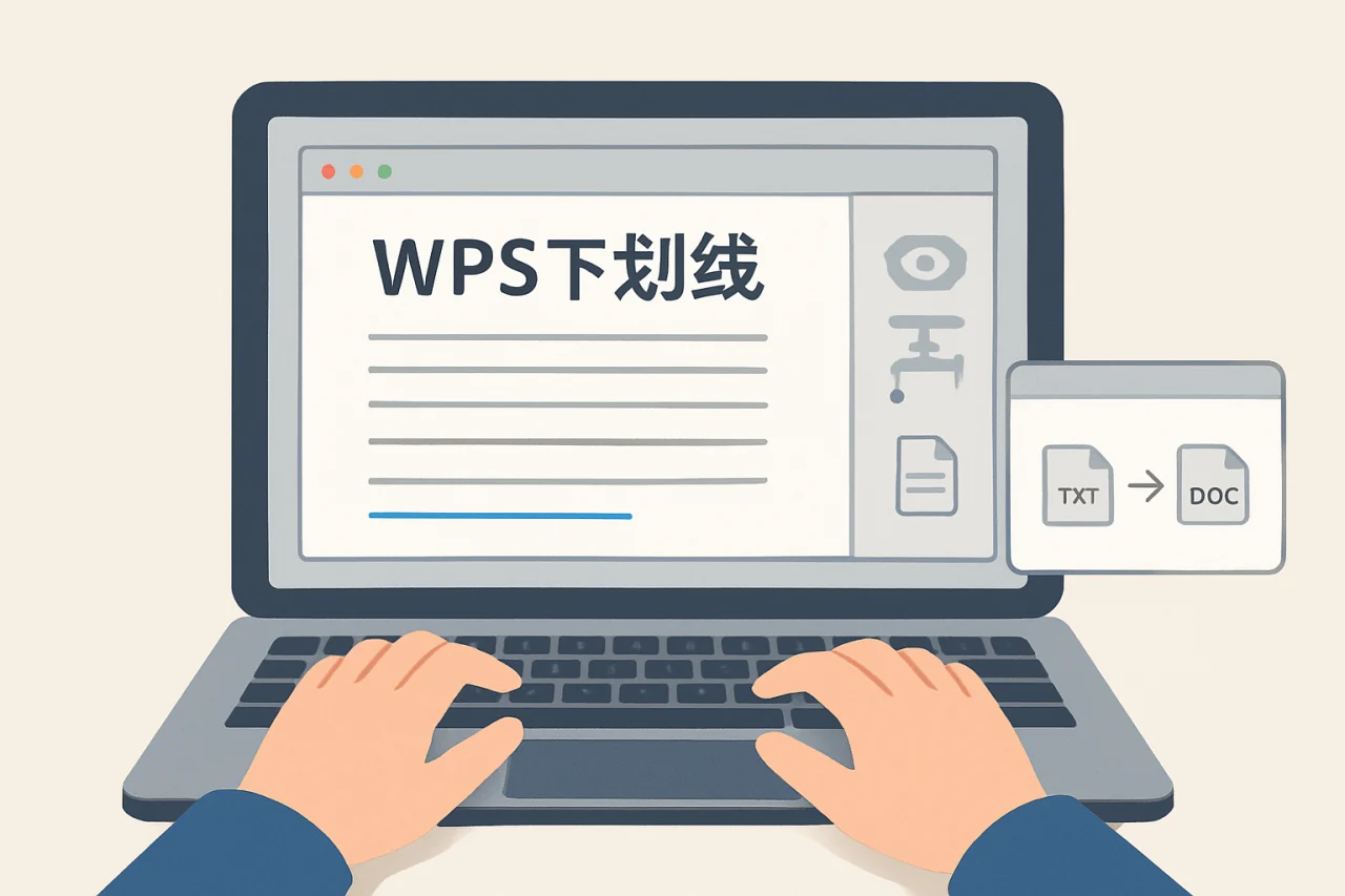 wps下划线