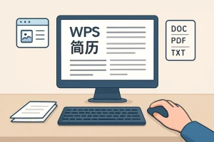 wps简历