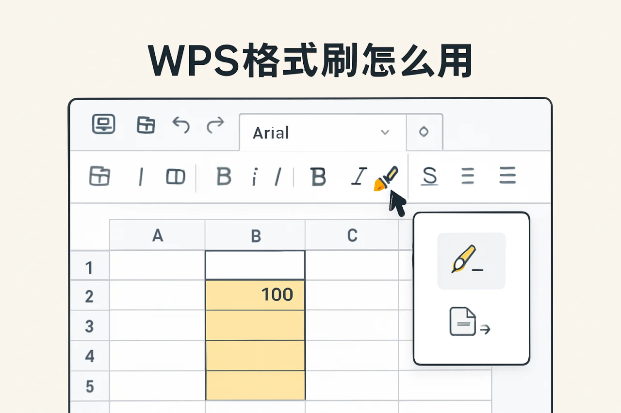 wps格式刷怎么用