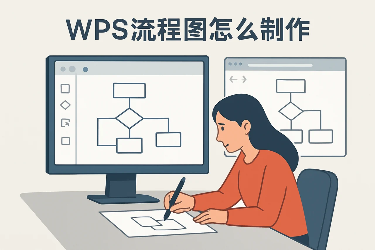 wps流程图怎么制作