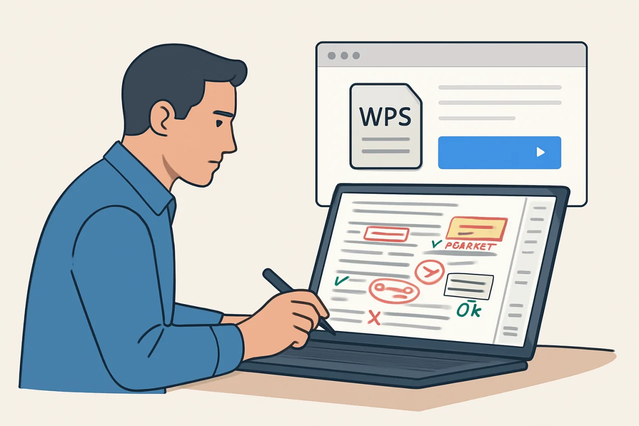 wps批注